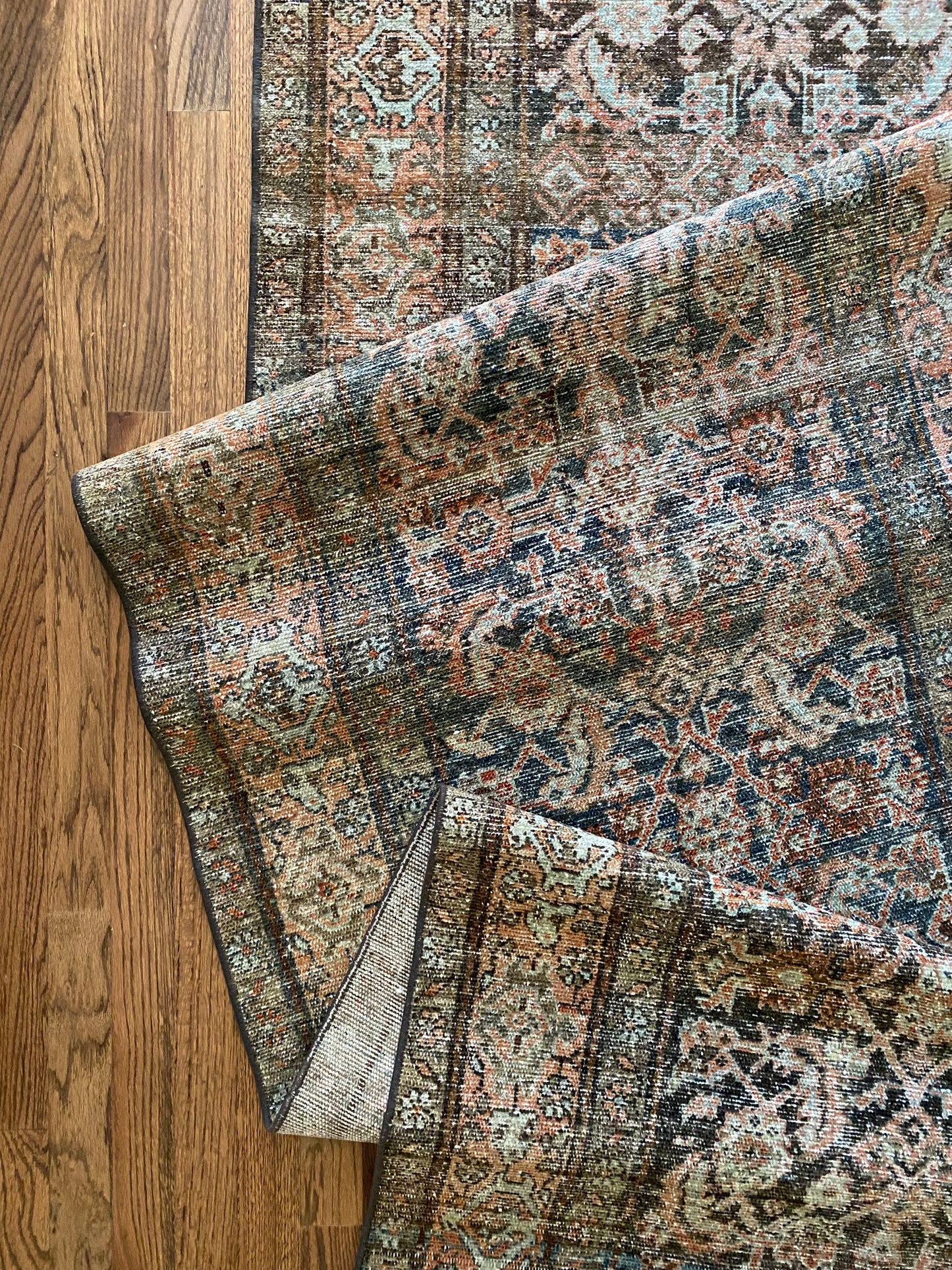 Antique Malayer Wool Runner 3’1"x12’4" – Hand-Knotted Long Statement Runner | Nicole