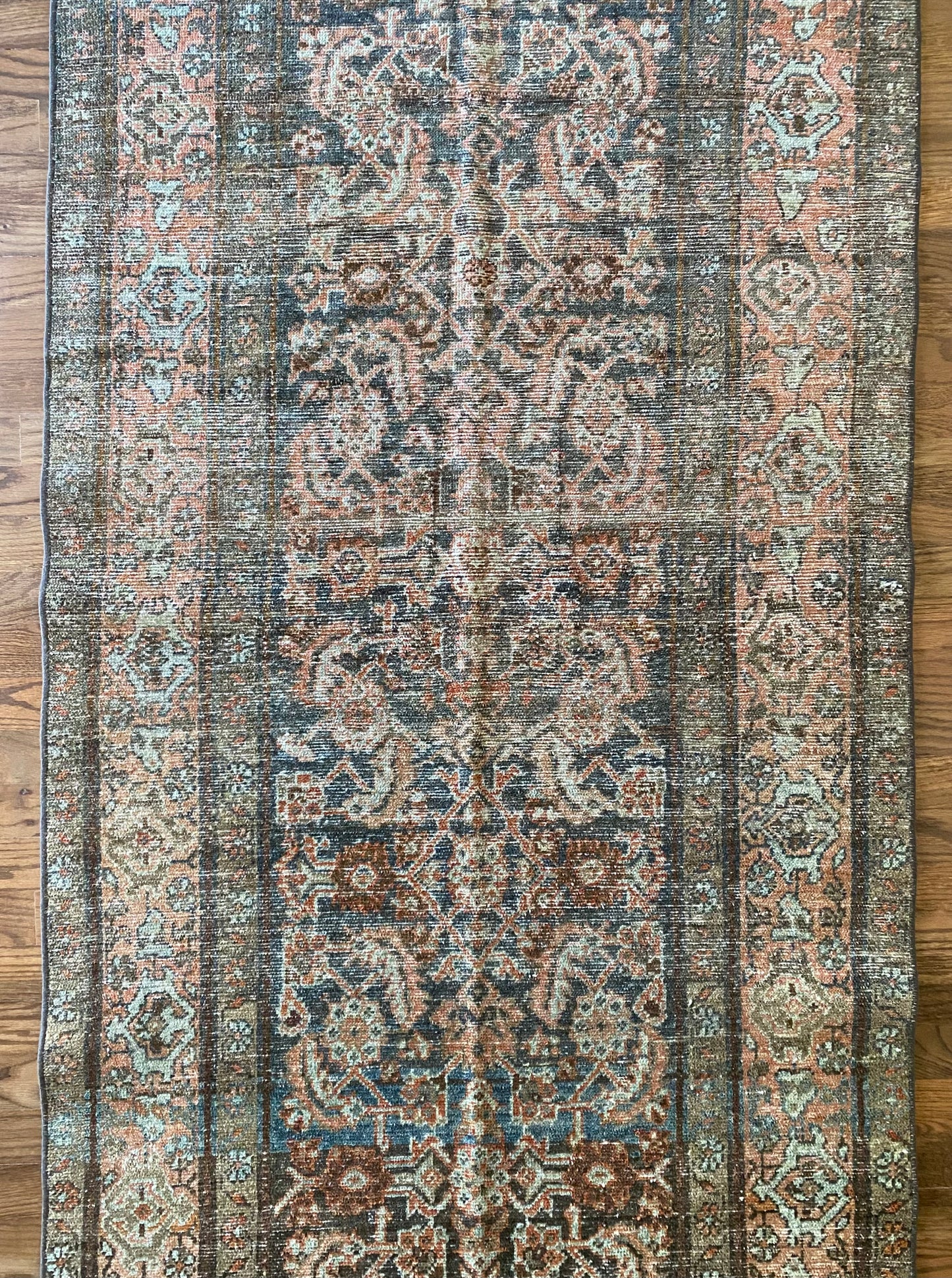 Antique Malayer Wool Runner 3’1"x12’4" – Hand-Knotted Long Statement Runner | Nicole