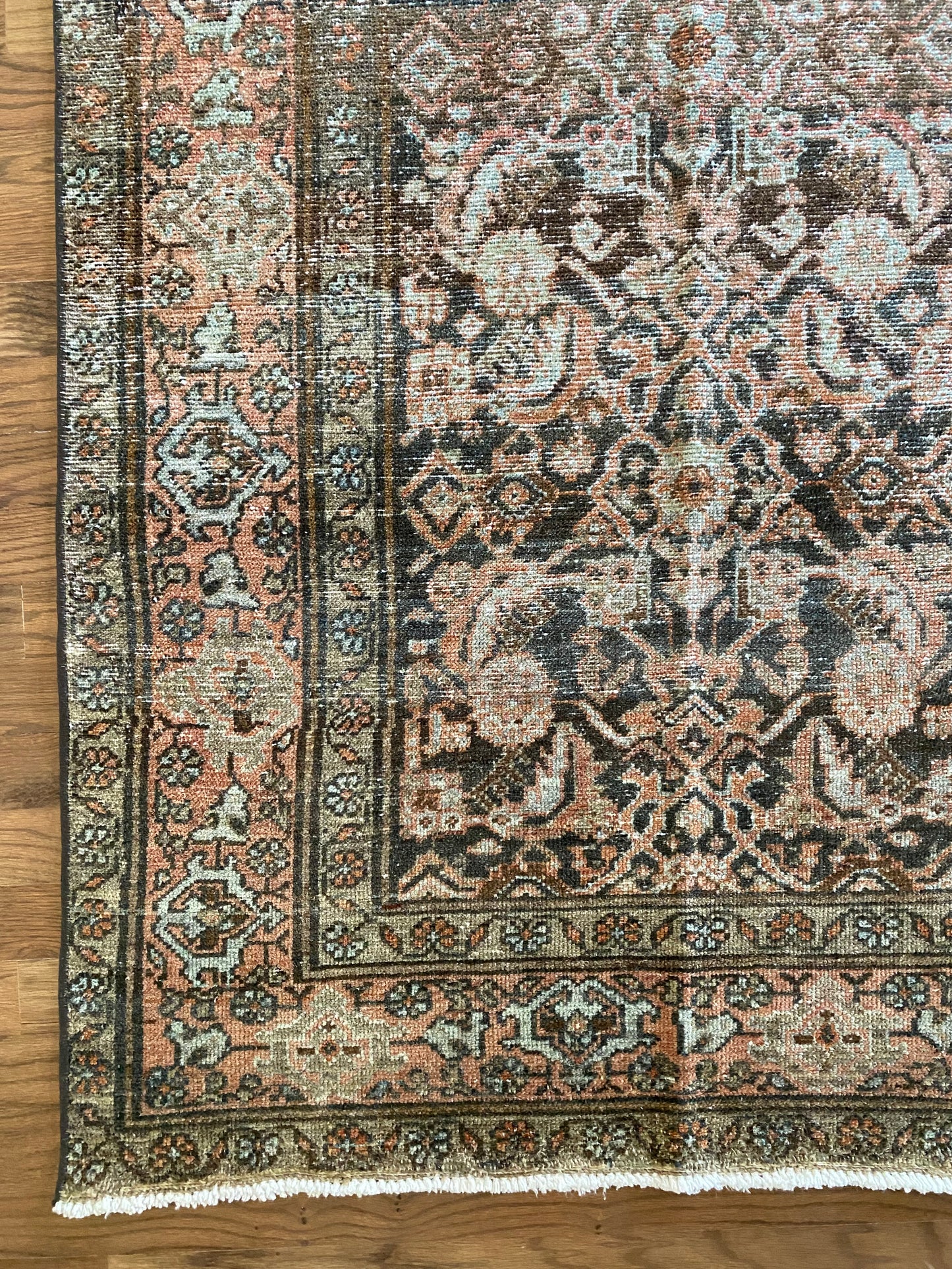 Antique Malayer Wool Runner 3’1"x12’4" – Hand-Knotted Long Statement Runner | Nicole