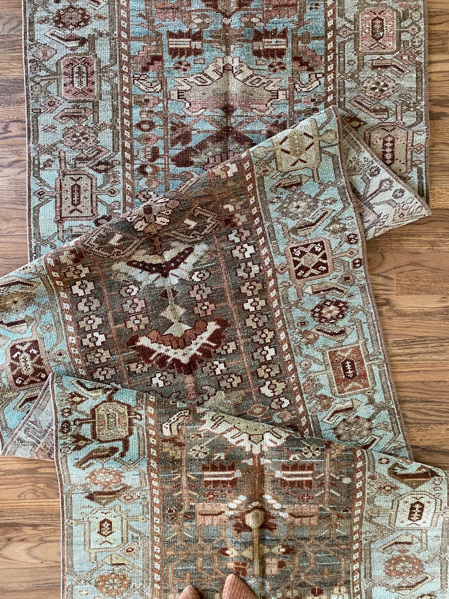 One of a kind designer style runner natural light view