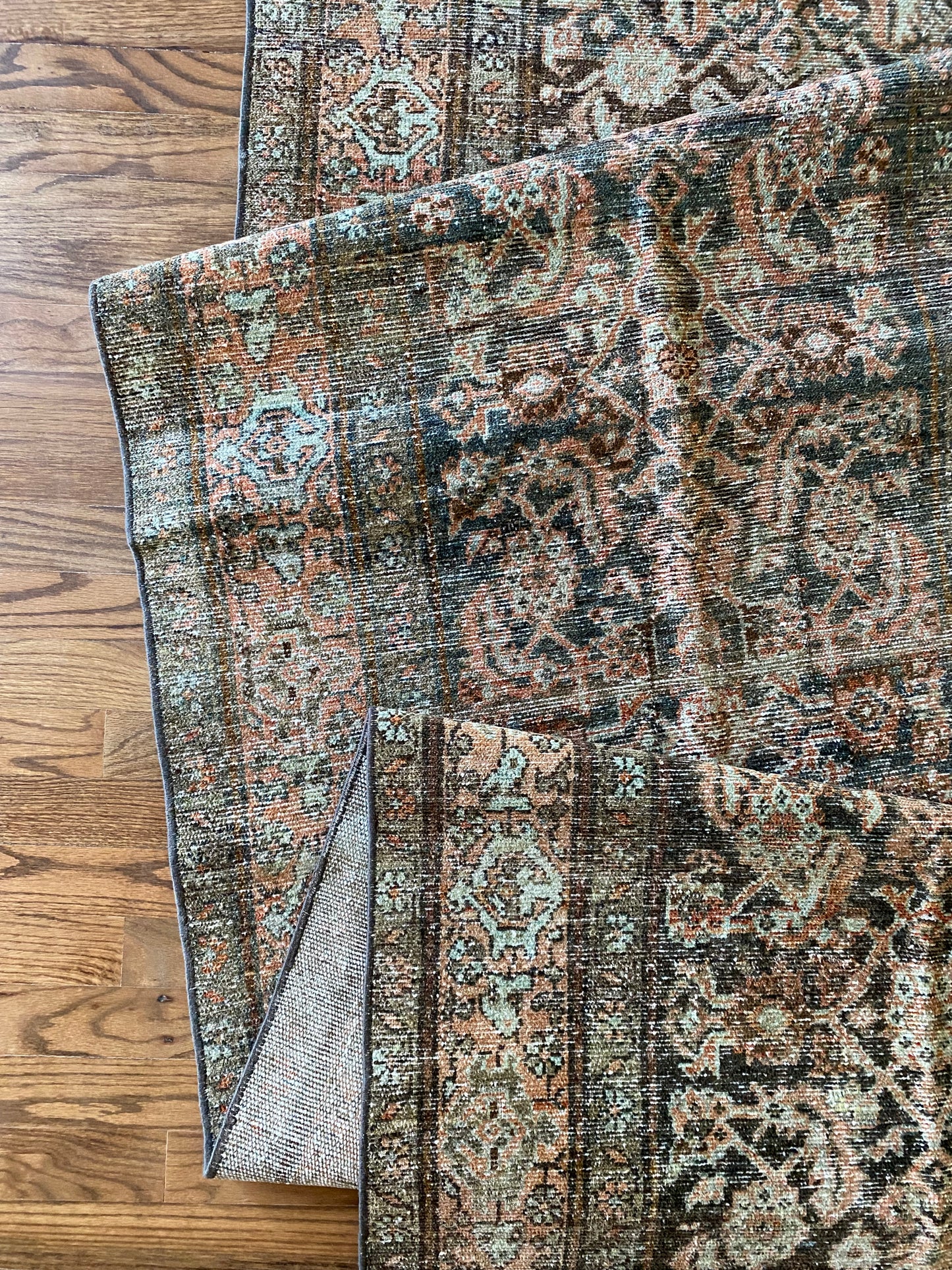 Antique Malayer Wool Runner 3’1"x12’4" – Hand-Knotted Long Statement Runner | Nicole
