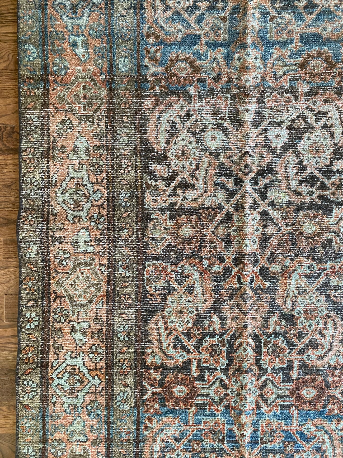 Antique Malayer Wool Runner 3’1"x12’4" – Hand-Knotted Long Statement Runner | Nicole