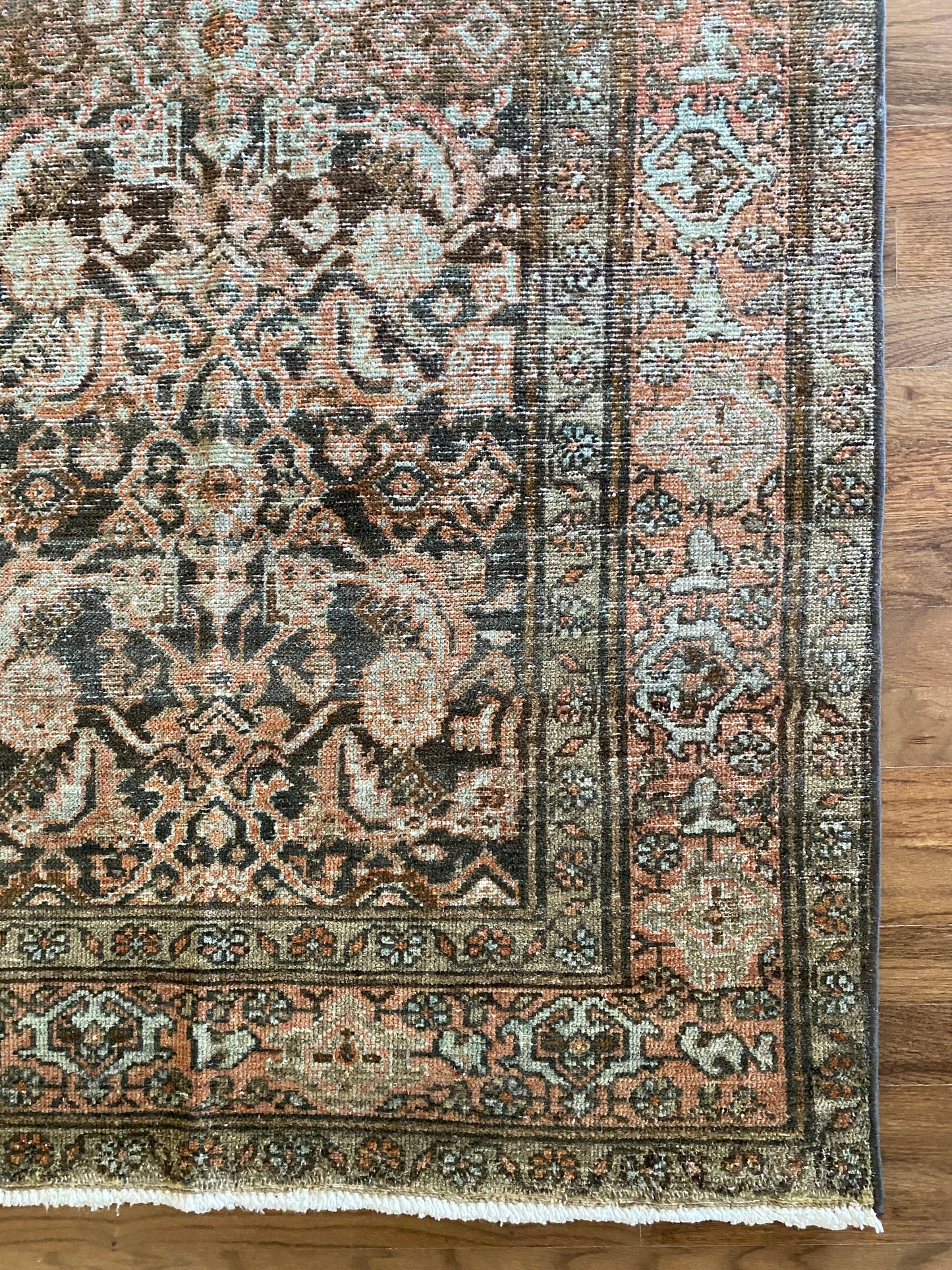 Antique Malayer Wool Runner 3’1"x12’4" – Hand-Knotted Long Statement Runner | Nicole