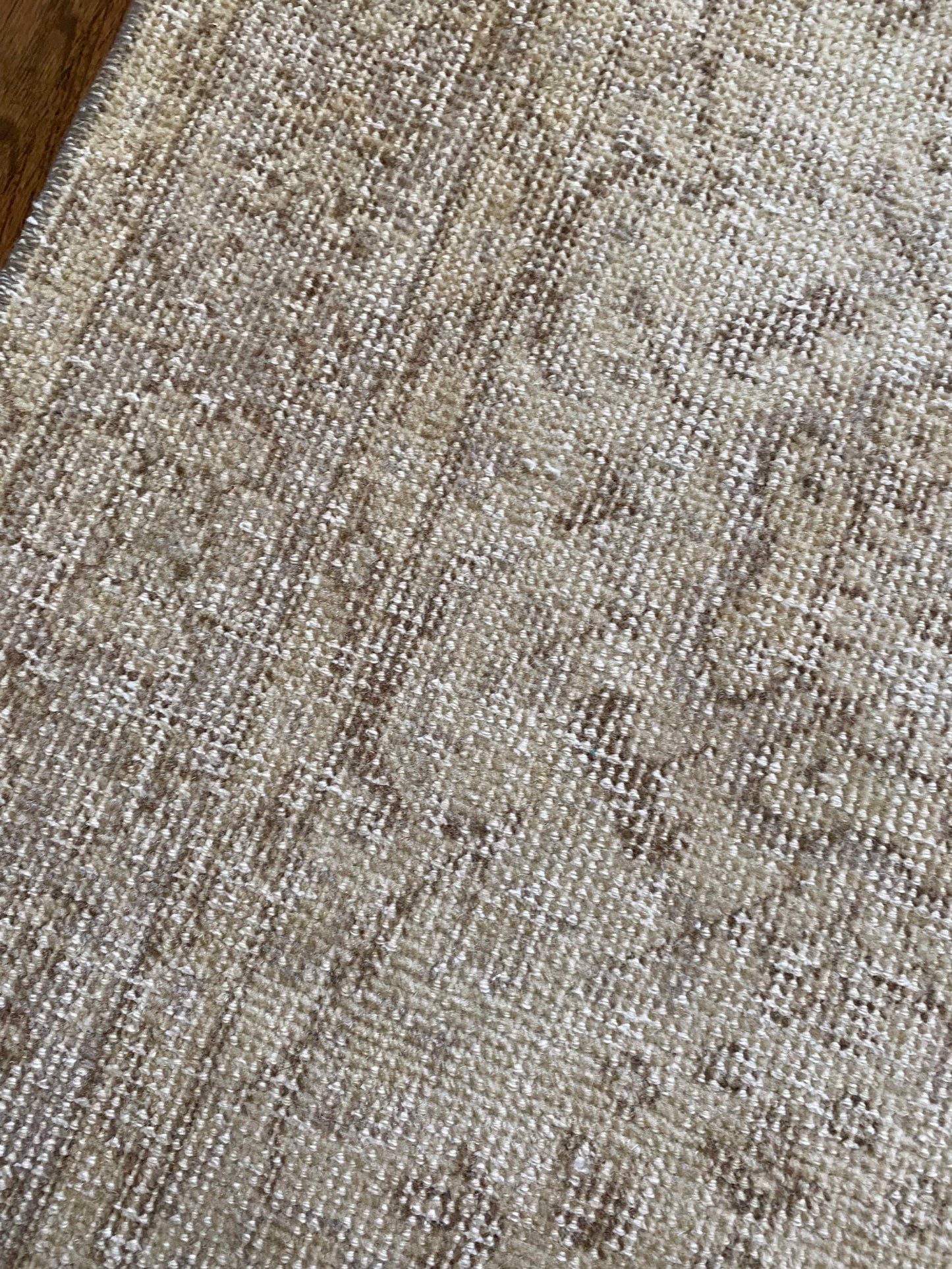 Vintage Turkish Wool Rug 3’9”x6’6.5” – Hand-Knotted Neutral Scatter Rug | Eloise
