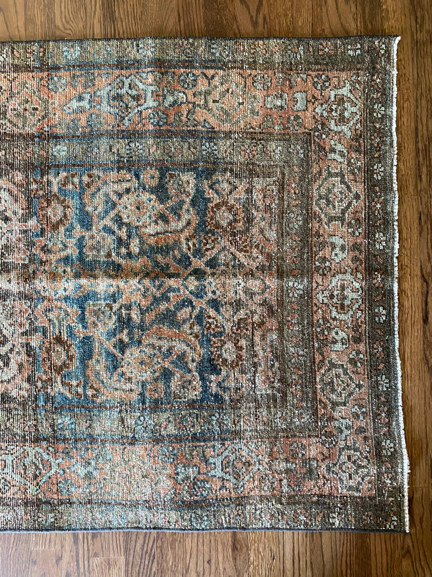 Antique Malayer Wool Runner 3’1"x12’4" – Hand-Knotted Long Statement Runner | Nicole
