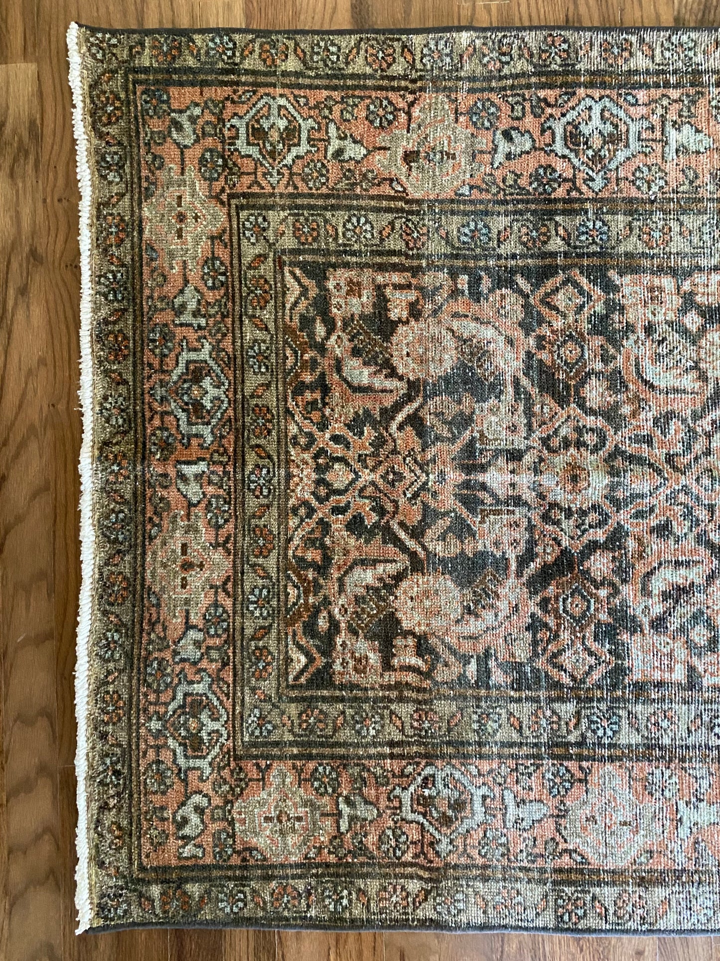 Antique Malayer Wool Runner 3’1"x12’4" – Hand-Knotted Long Statement Runner | Nicole