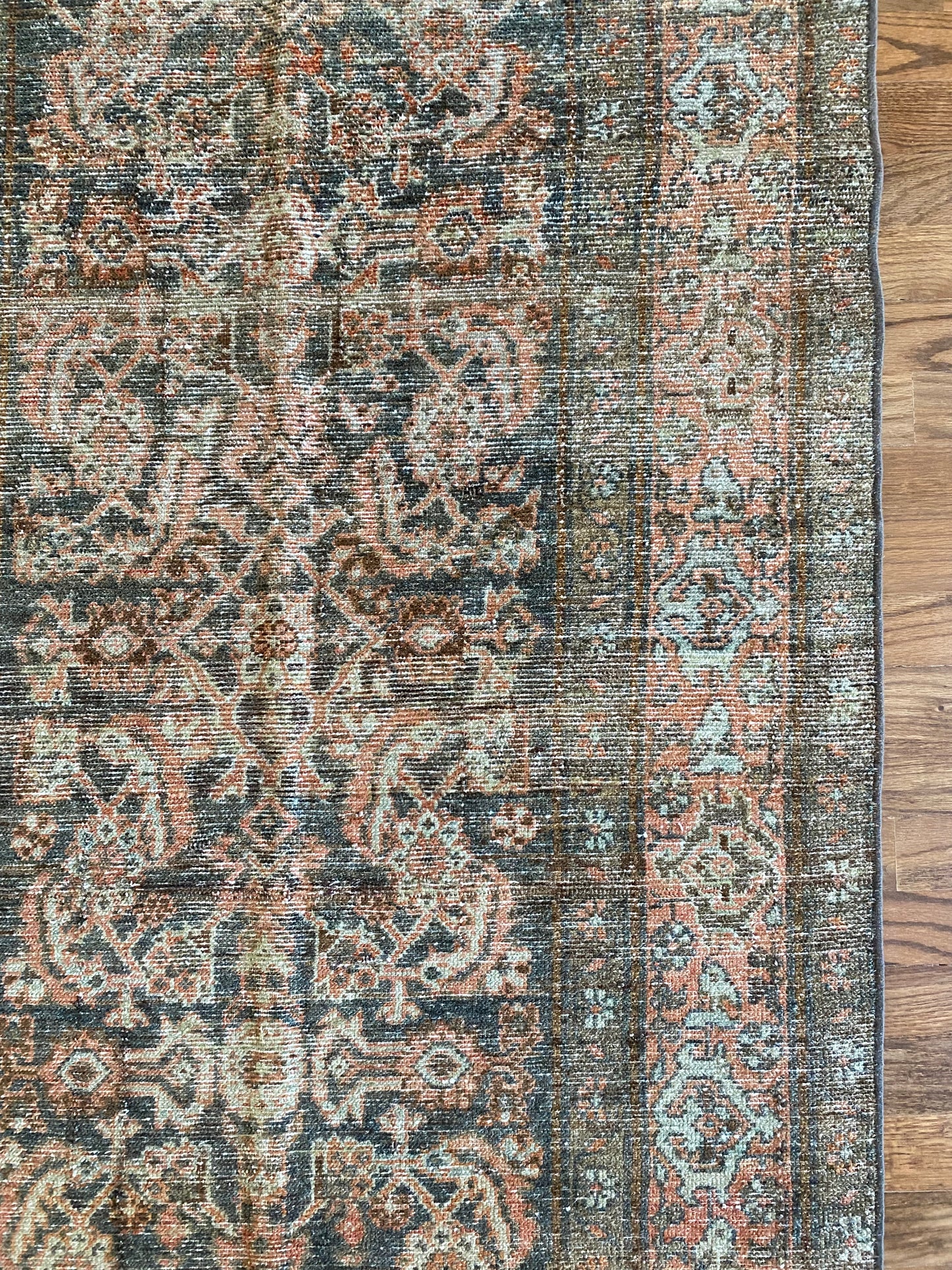 Antique Malayer Wool Runner 3’1"x12’4" – Hand-Knotted Long Statement Runner | Nicole