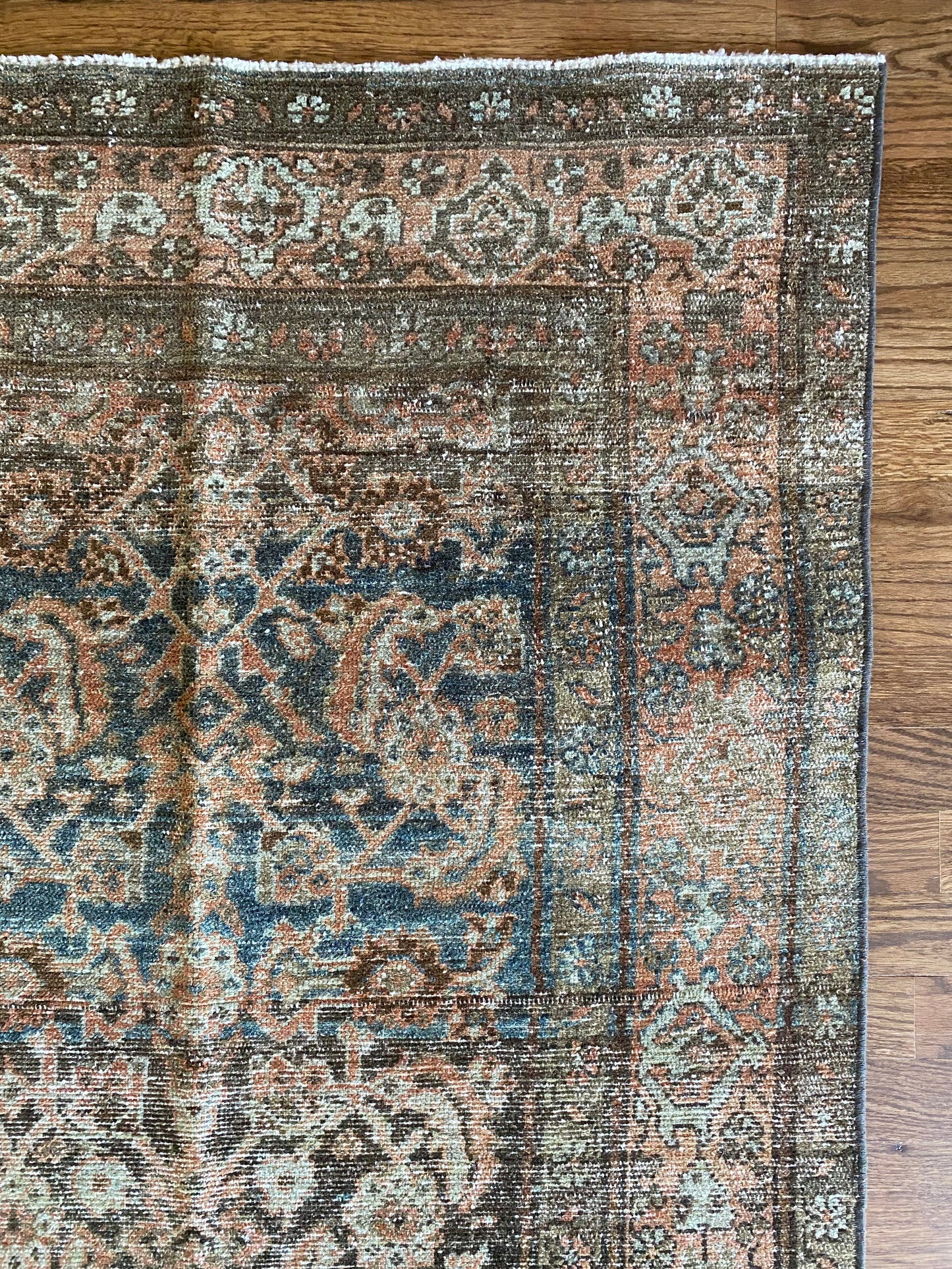 Antique Malayer Wool Runner 3’1"x12’4" – Hand-Knotted Long Statement Runner | Nicole