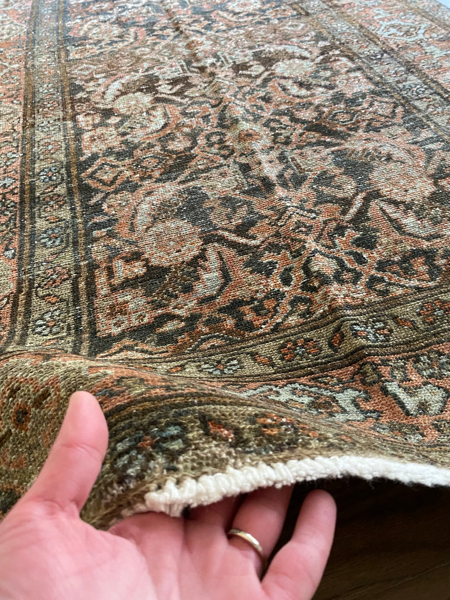 Antique Malayer Wool Runner 3’1"x12’4" – Hand-Knotted Long Statement Runner | Nicole