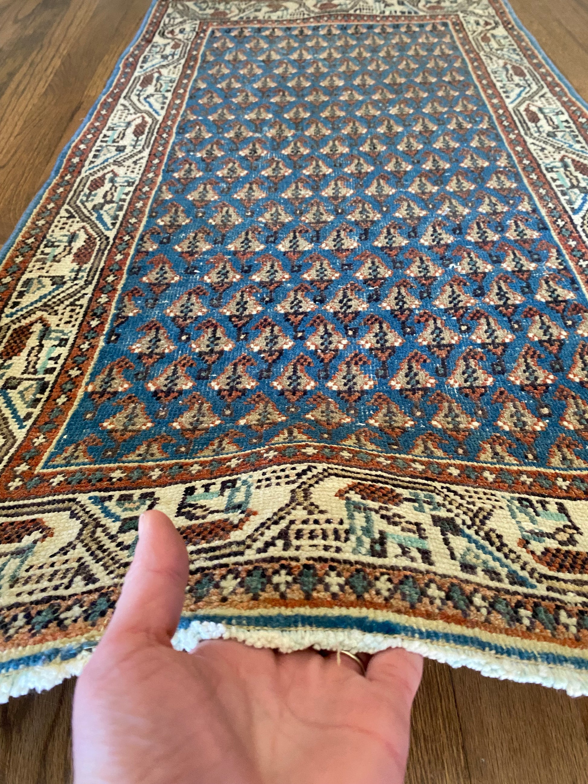 Small scatter rug 2x4 entry or kitchen styling