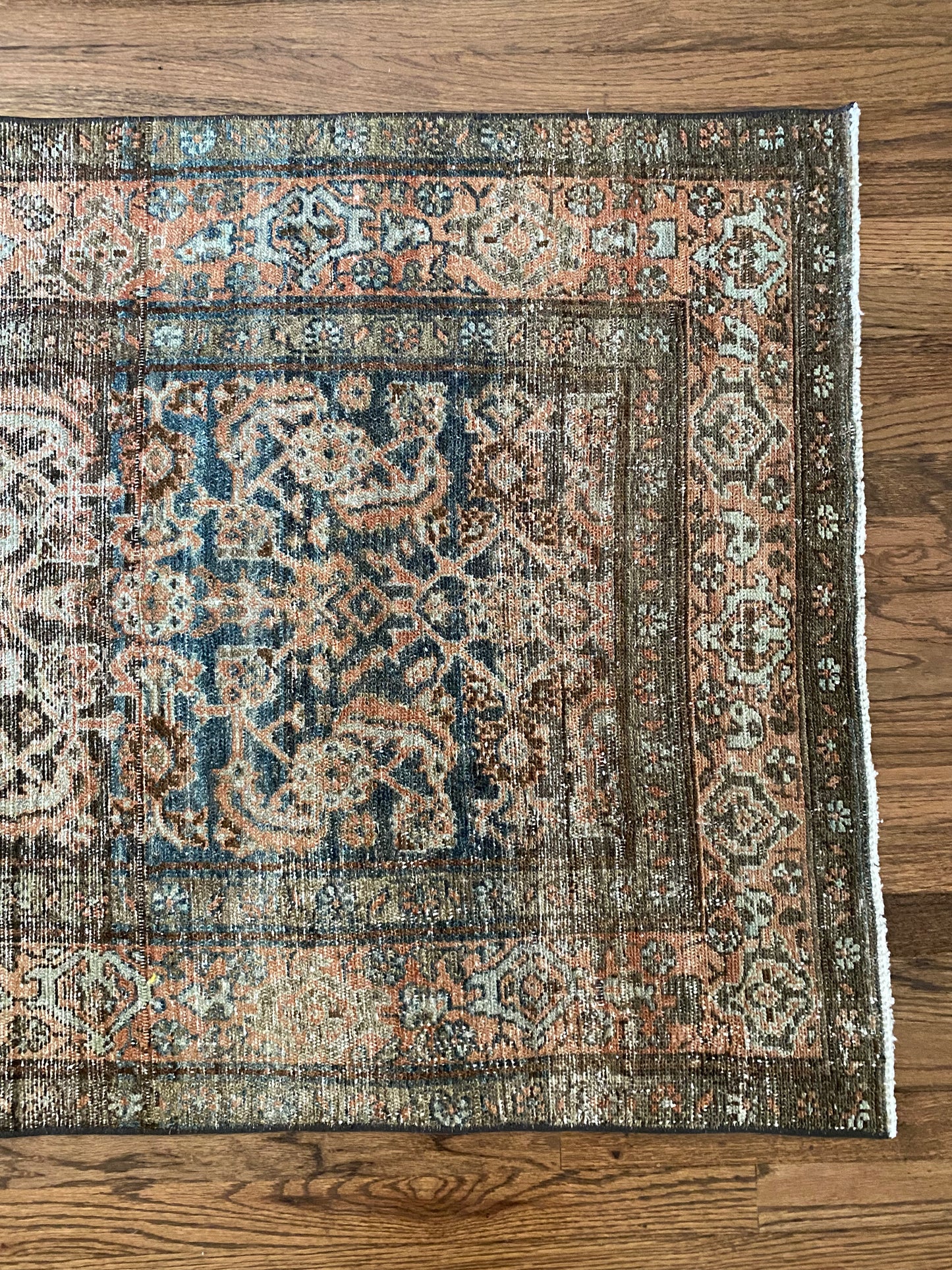 Antique Malayer Wool Runner 3’1"x12’4" – Hand-Knotted Long Statement Runner | Nicole